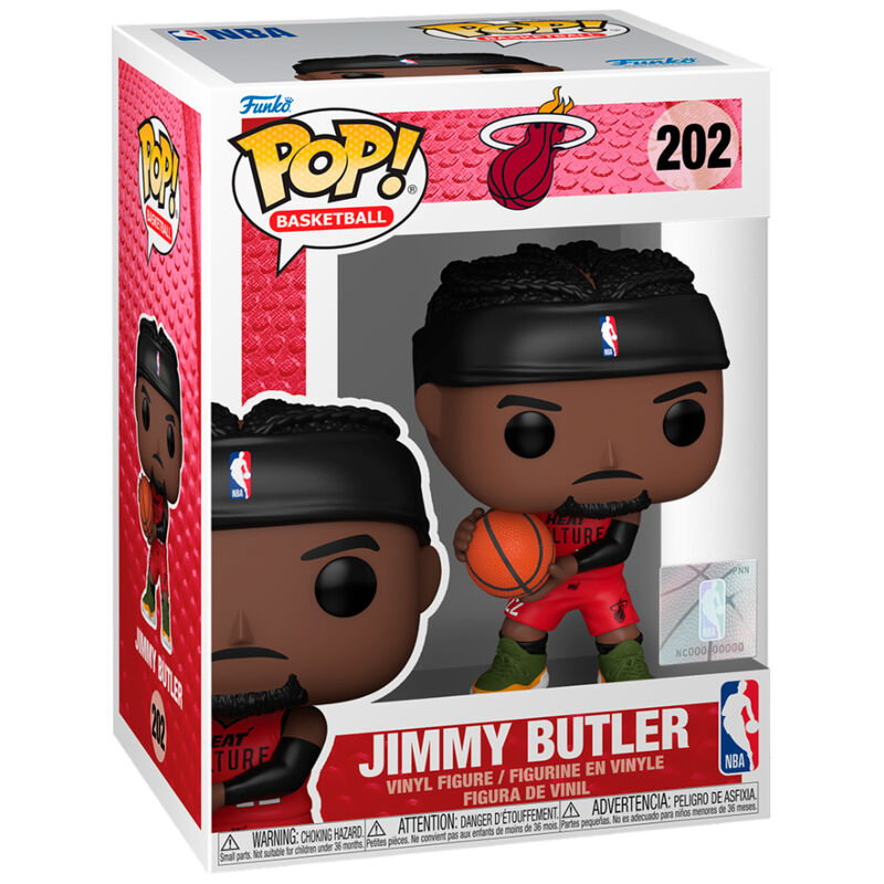 NBA Figura POP Jimmy Butler Miami Heat Funko Coleccionable Baloncesto