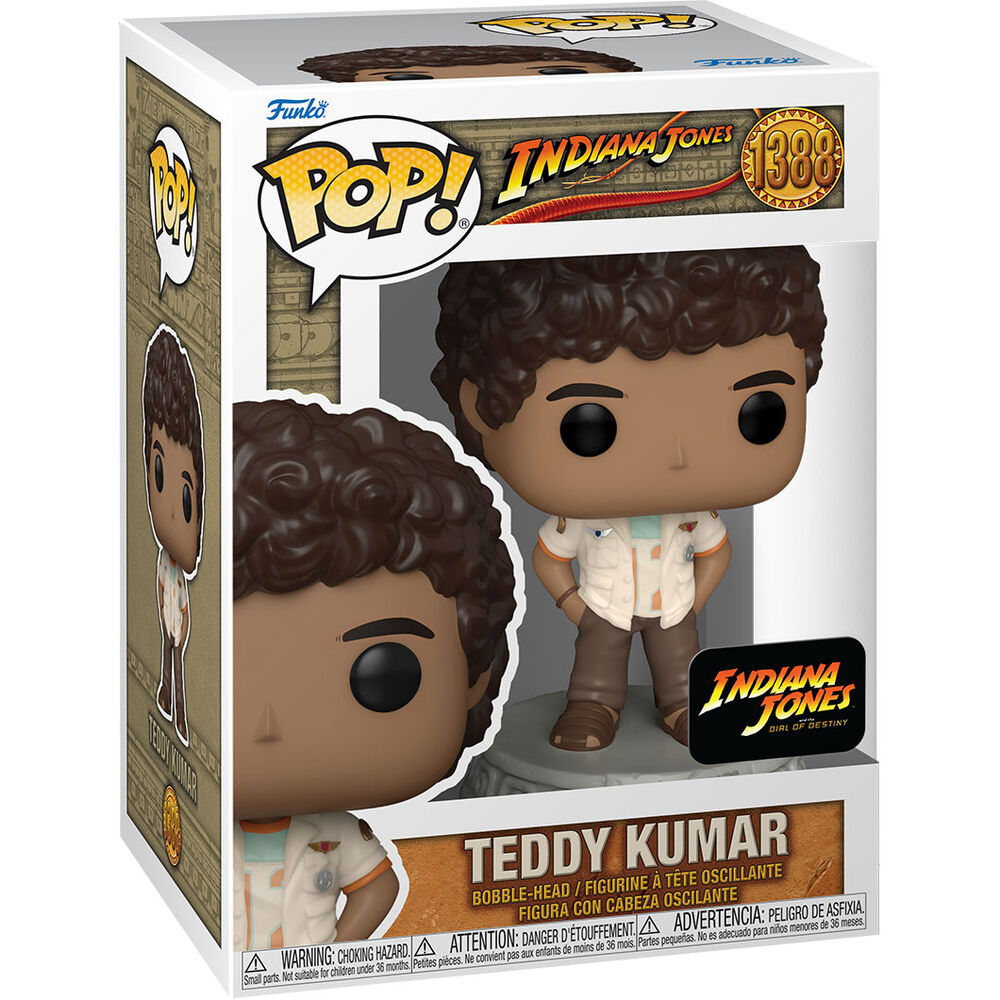 Funko Figura POP Indiana Jones Teddy Kumar (imagen 2 de 3)