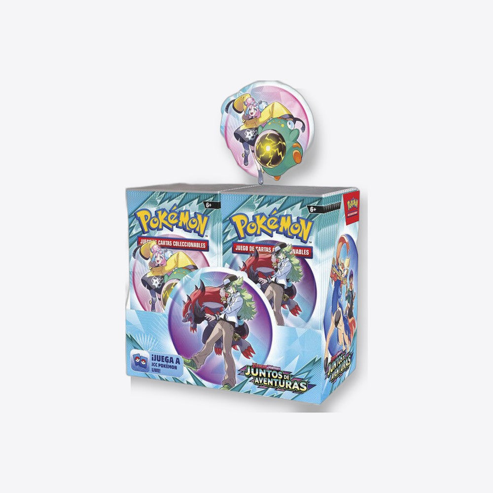 Pokemon tcg escarlata y púrpura juntos de aventuras booster español (imagen 2 de 6)