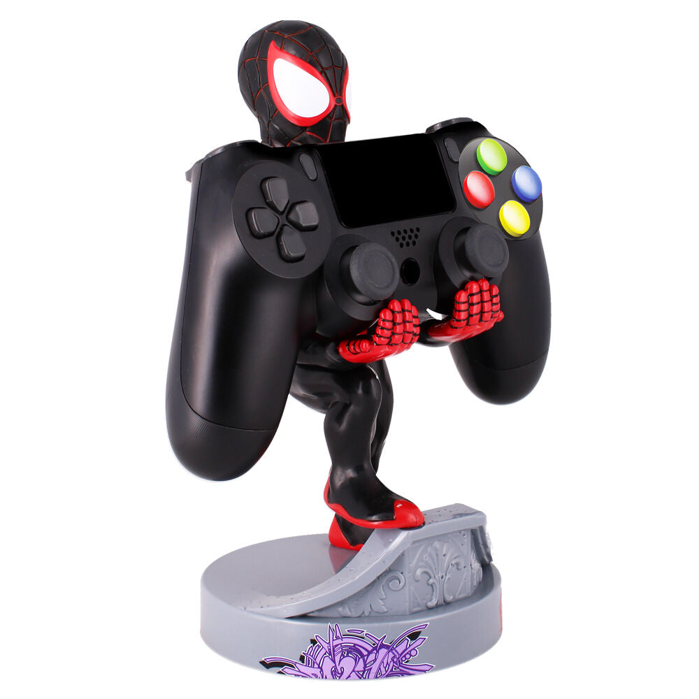Marvel Cable Guy Miles Morales Spiderman Soporte Figura 21cm