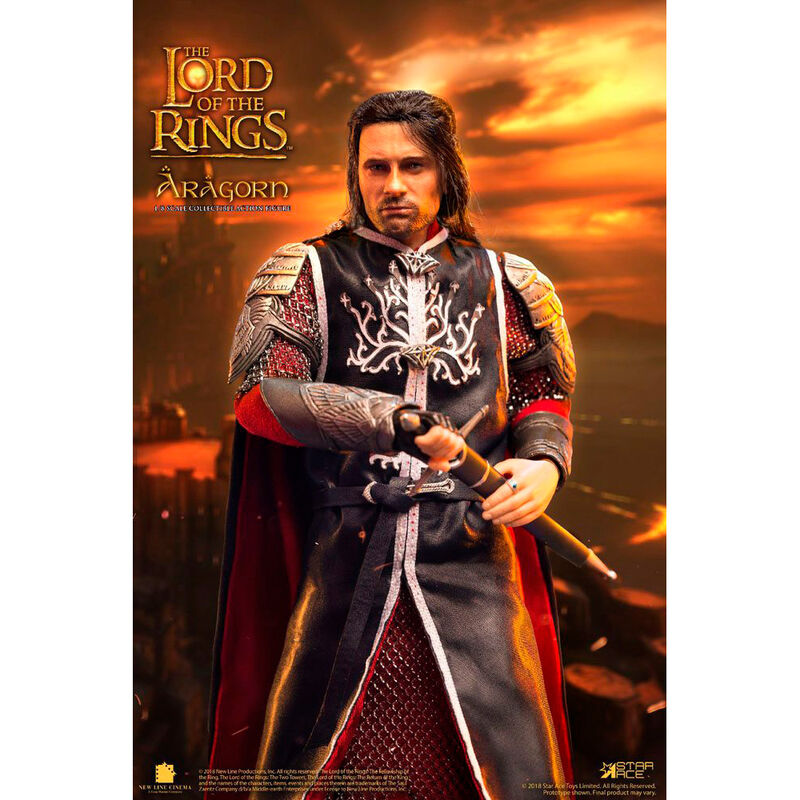 Star Ace Figura Real Master Aragorn El Señor de los Anillos 23cm (imagen 3 de 7)