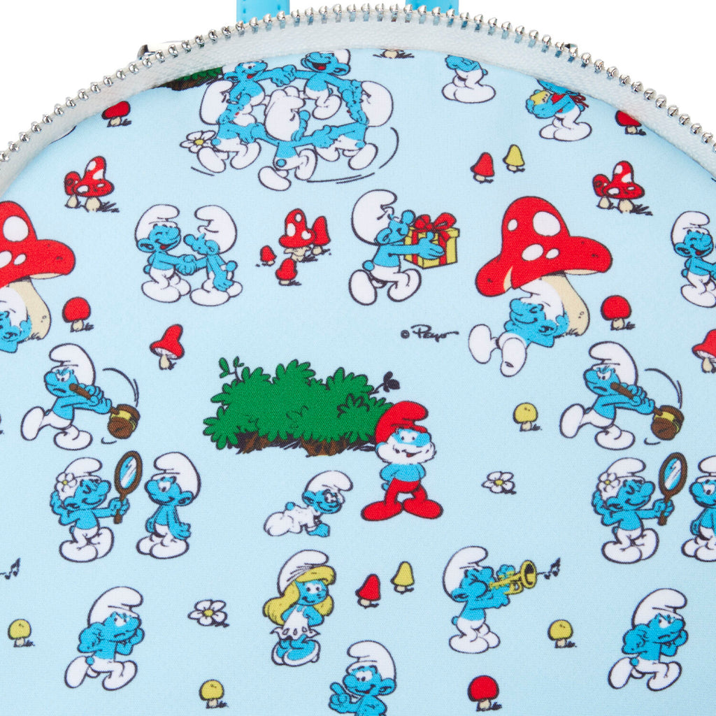 Mochila Pitufina Los Pitufos Loungefly 26cm (imagen 6 de 7)