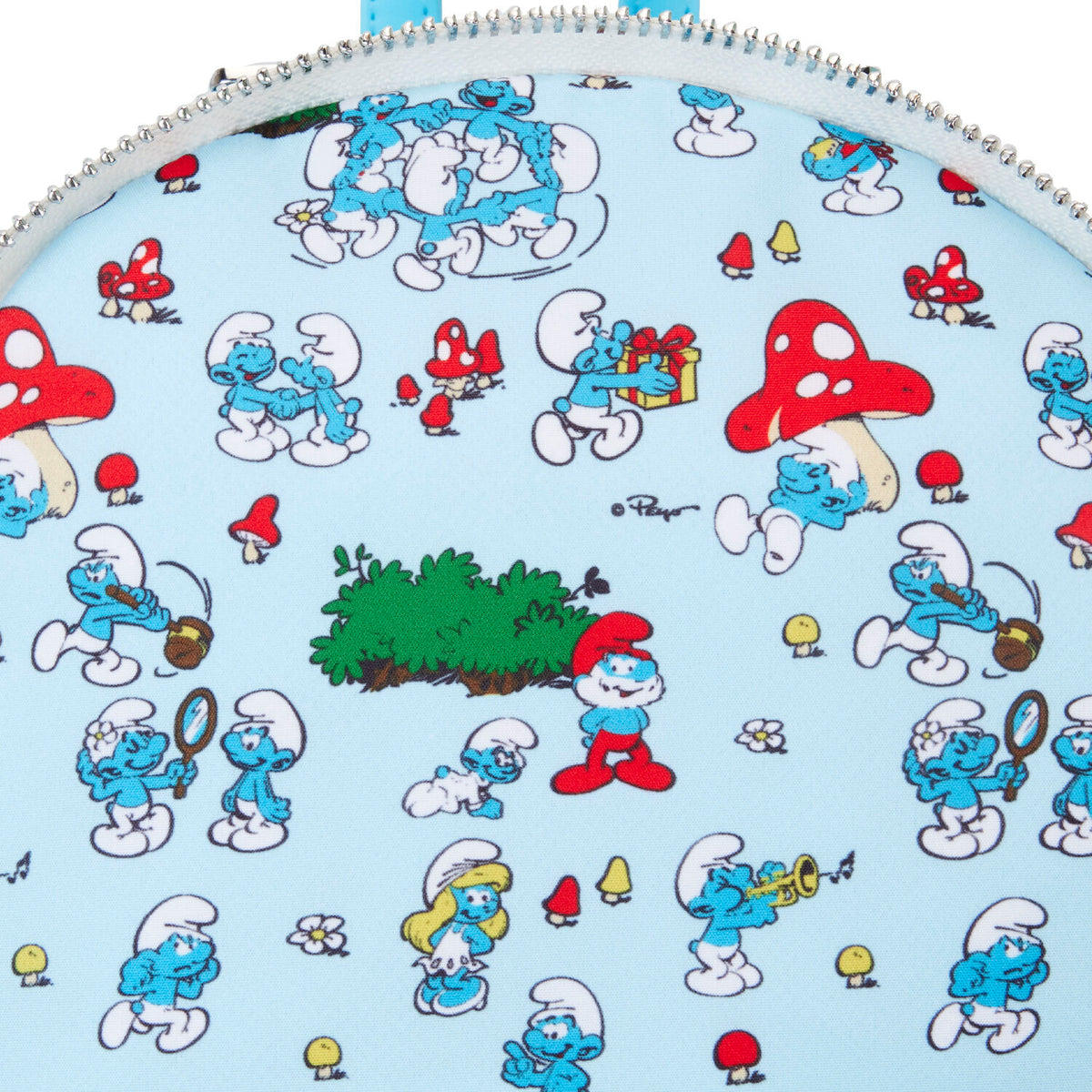 Mochila Pitufina Los Pitufos Loungefly 26cm (imagen 6 de 7)