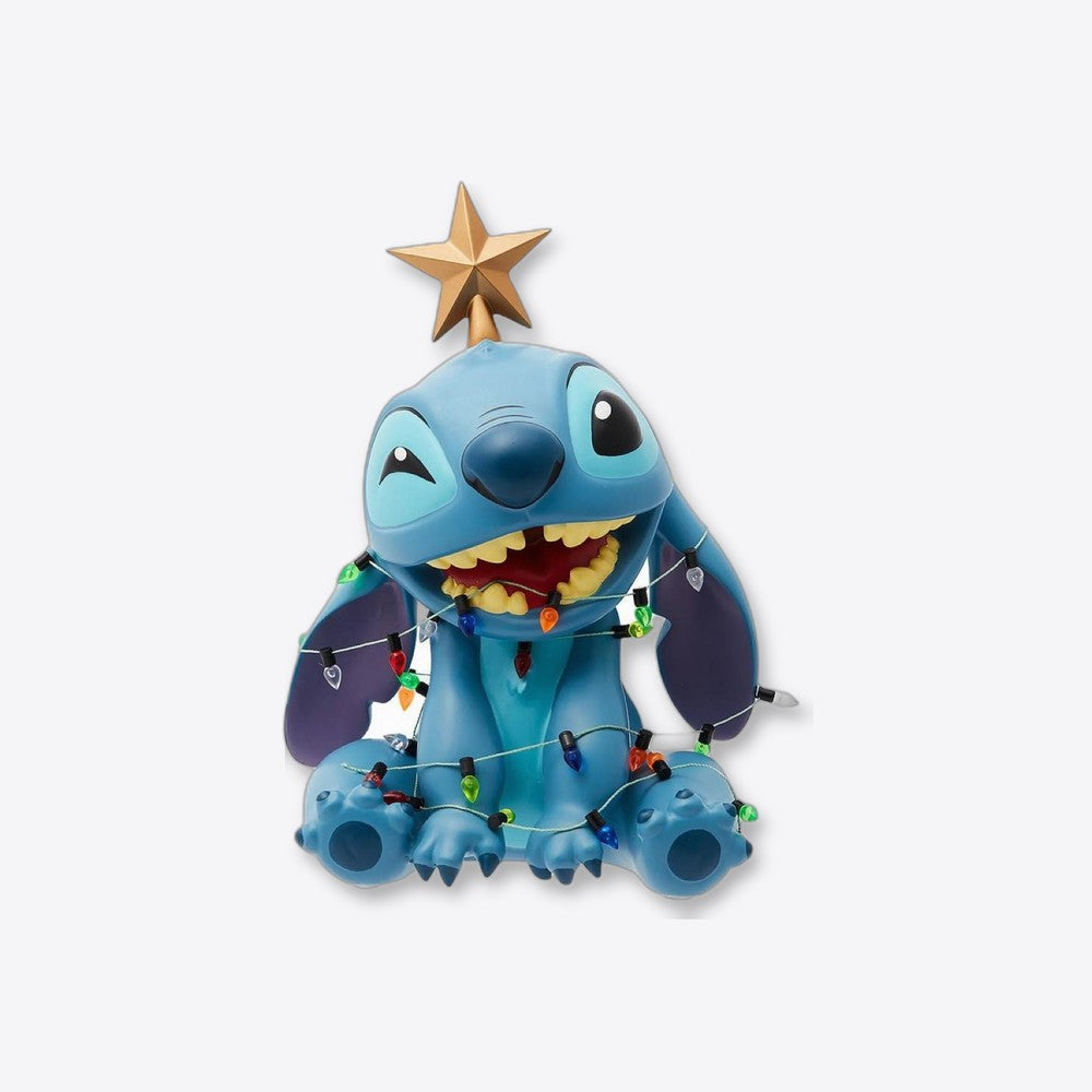 Figura enesco disney stitch luces navideñas (imagen 2 de 6)