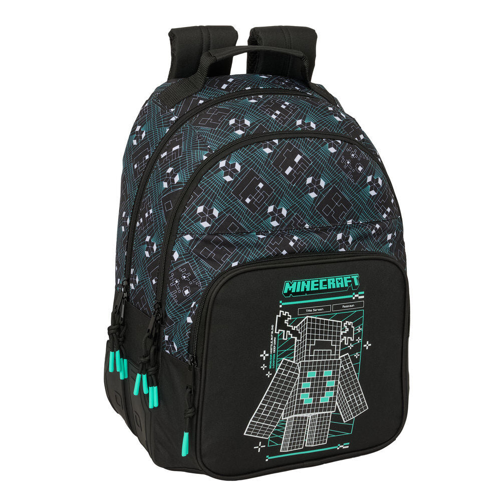 Safta Mochila Screen Minecraft 42cm adaptable