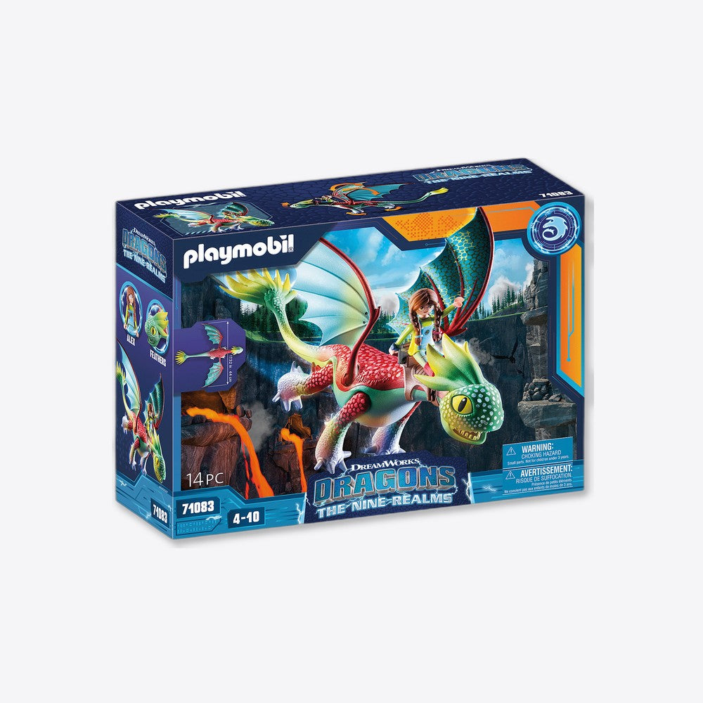 Playmobil dragones: nine realms: feathers & alex (imagen 2 de 6)