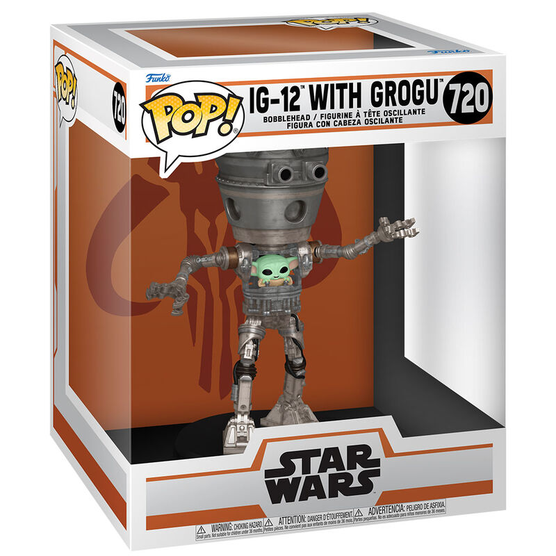 IG-12 with Grogu - Pop Vinyls | Star Wars The Mandalorian
