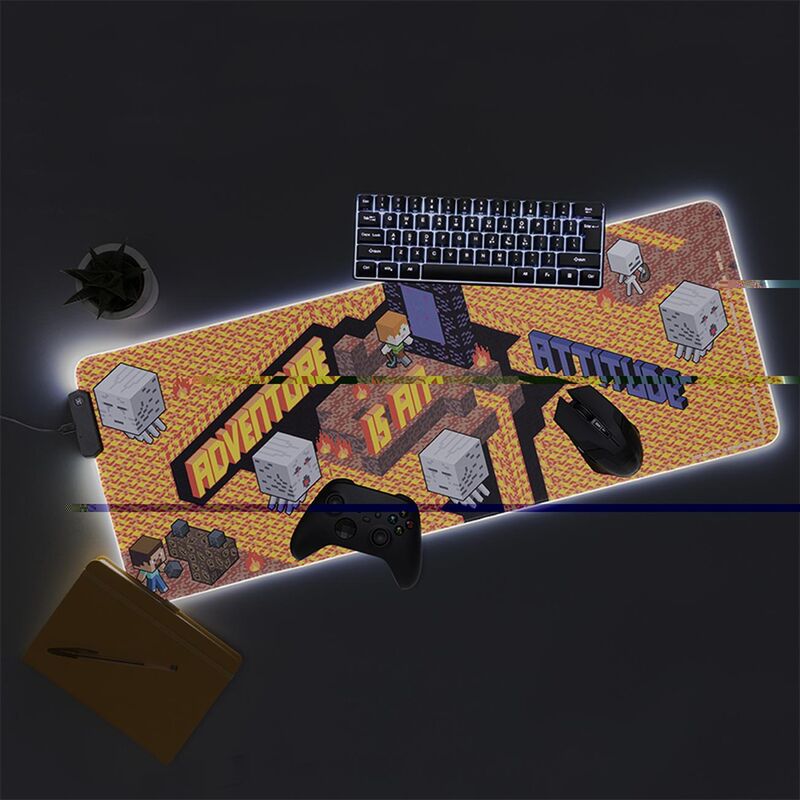 Minecraft Alfombrilla Gaming XL Diseño Pixelado Oficial