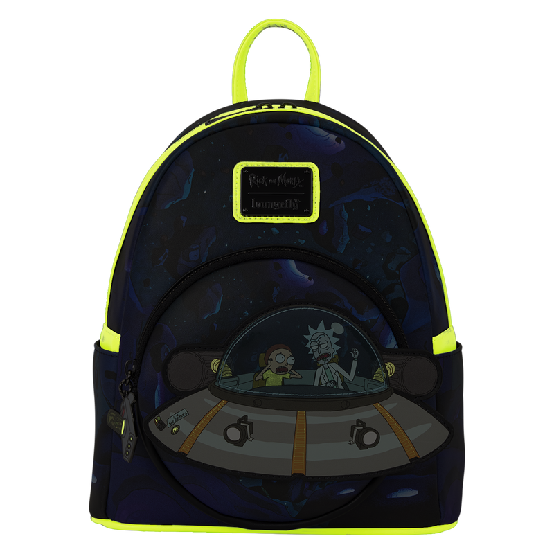 Mochila Cartoon Network Rick and Morty Space Cruiser Loungefly 26cm (imagen 3 de 8)