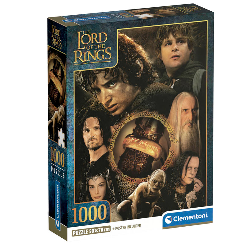 El Señor de los Anillos Puzzle 1000 Piezas Tierra Media Oficial
