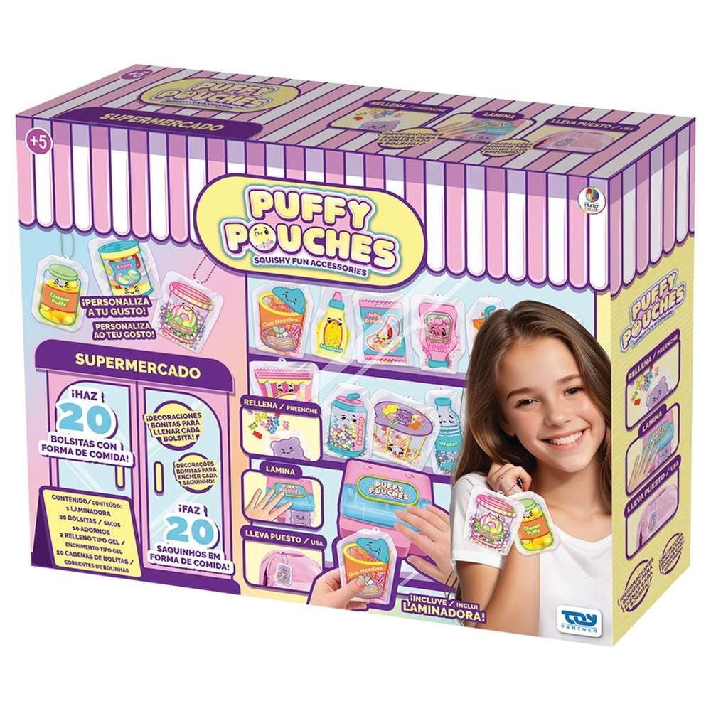 Llavero personalizado Puffy Pouches Squishy Fun Accesories