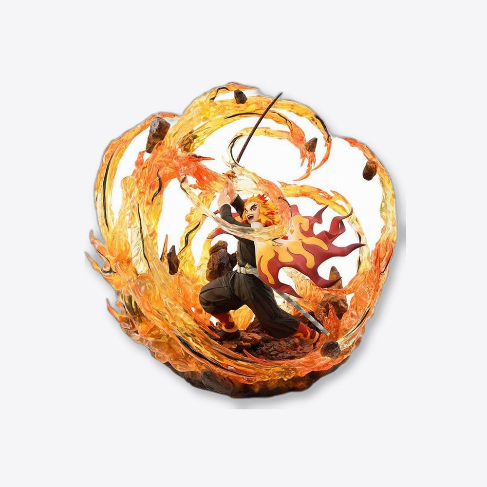 Figura good smile company kimetsu no yaiba demon slayer 1 - 8 kyojuro rengoku dx 35 cm (imagen 2 de 6)
