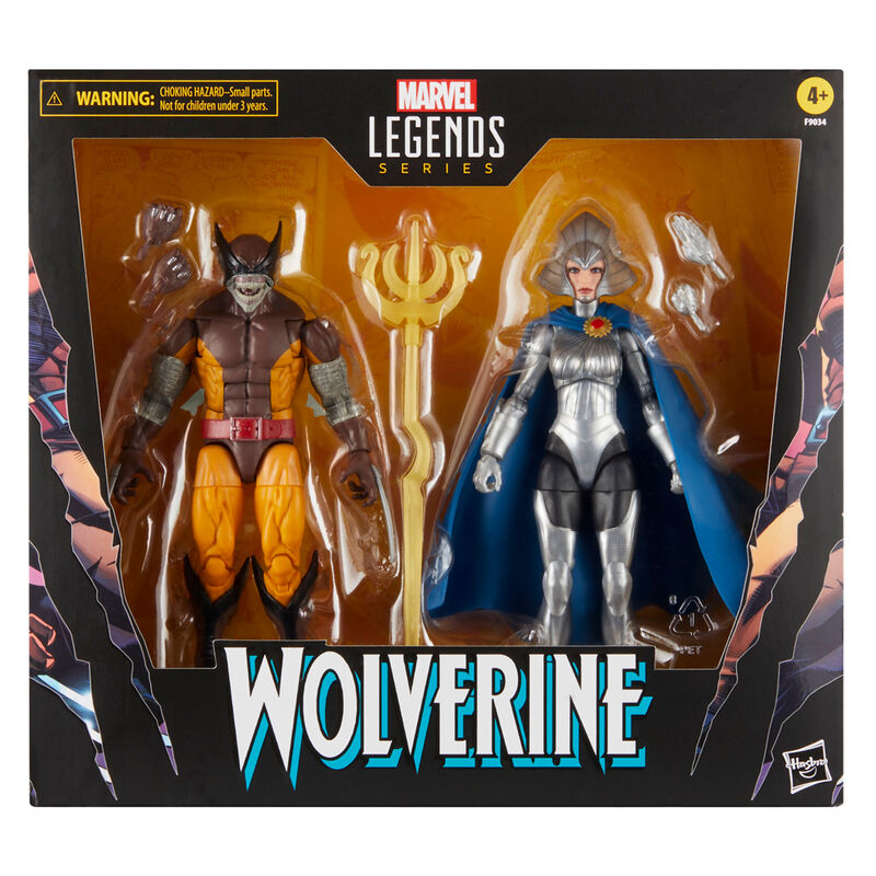 Marvel Legends Series Blister Wolverine y Lilandra Neramani 15cm Hasbro