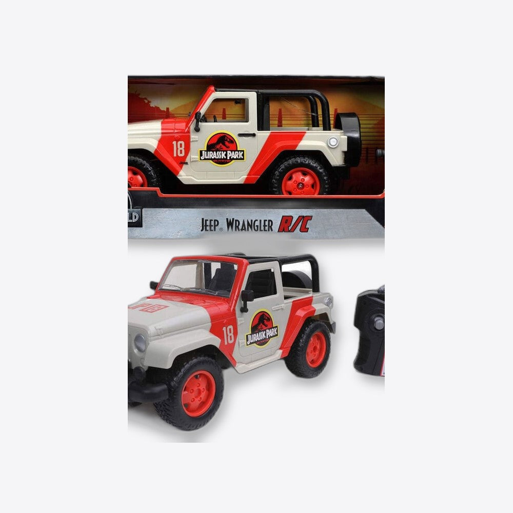 Jada Toys Coche radio control Jeep Wrangler Jurassic Park (imagen 6 de 6)