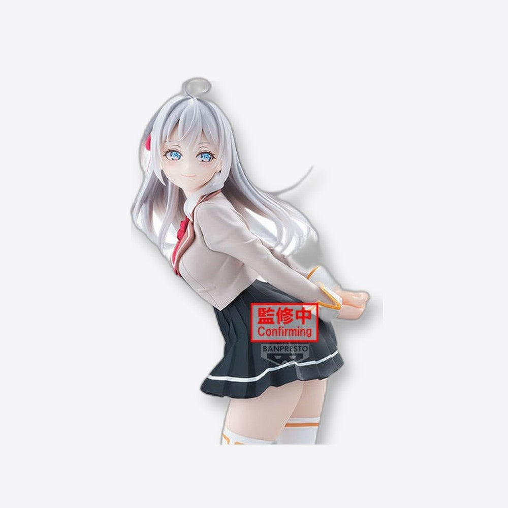 Banpresto Figura Alya School Uniform Glitter & Glamorous Alya Something Hides Her Feelings in Russian 23cm (imagen 6 de 6)