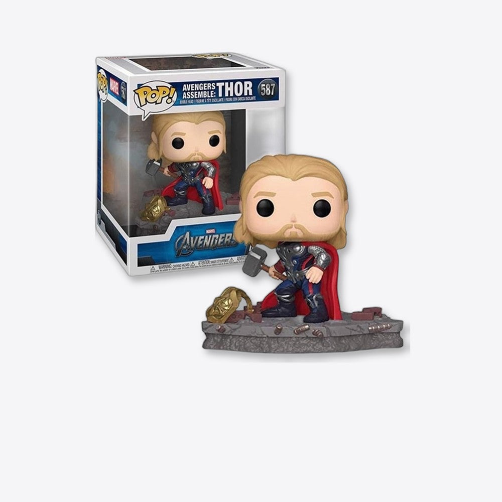 Funko pop deluxe marvel los vengadores avengers thor assemble 45635 (imagen 6 de 6)
