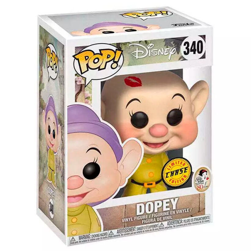 Funko Figura POP Disney Blancanieves y los Siete Enanitos Mudito Chase
