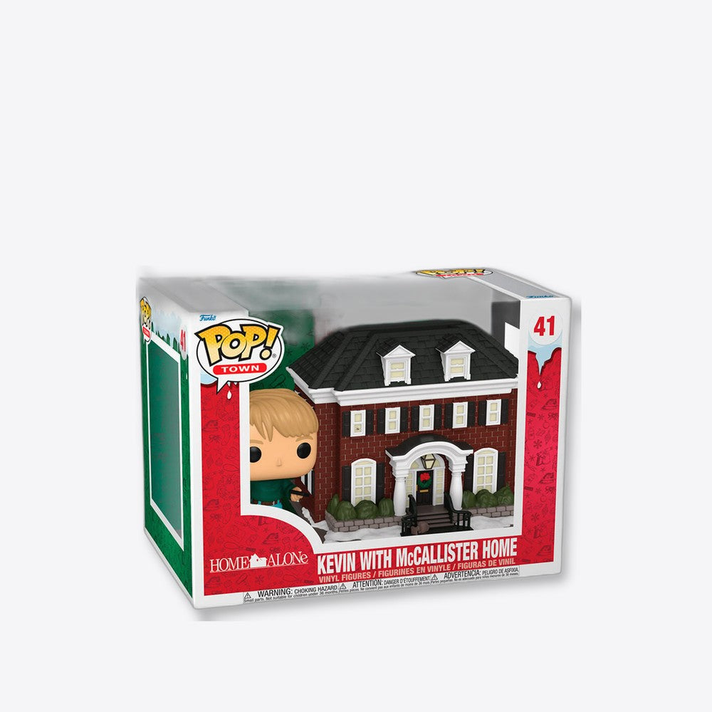 Funko Figura POP Town Home Alone Kevin with McCallister Home (imagen 5 de 6)