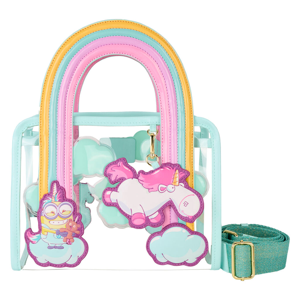 Bolso bandolera Fluffy Unicorn Minions Loungefly (imagen 2 de 4)