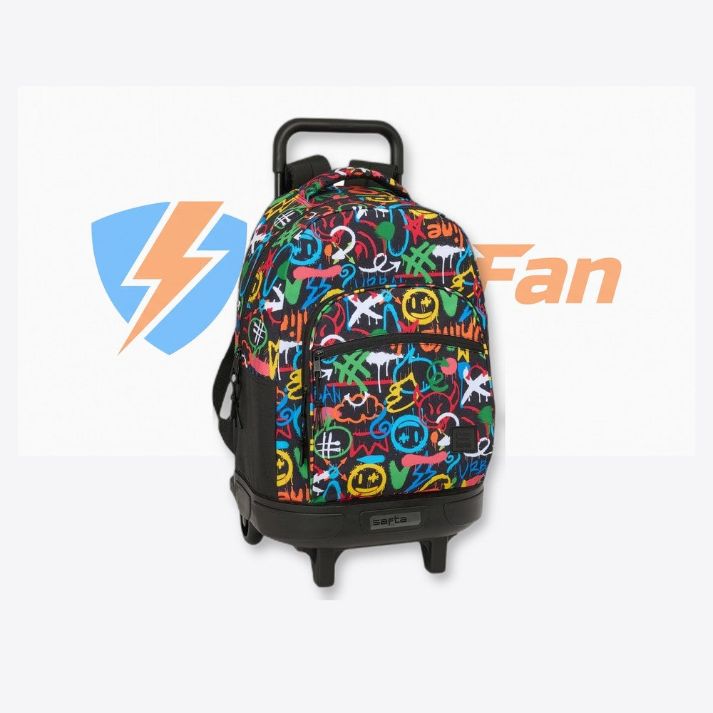 Safta Trolley Compact Extraible Colors Graffiti 42cm (imagen 5 de 6)