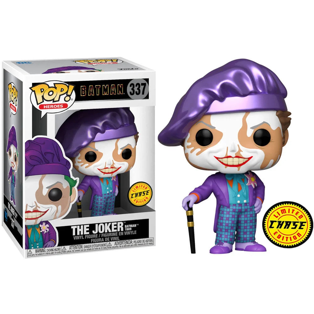 Funko Figura POP DC Comics Batman 1989 Joker with Hat Chase