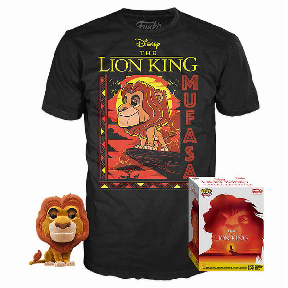 Funko Set figura POP & Tee Disney El Rey Leon Mufasa