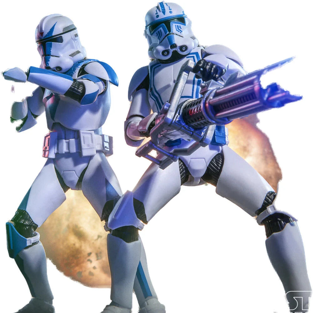 Hasbro Blister 2 figuras Clone Trooper Dogma & Clone Trooper Hardcase Star Wars 15cm (imagen 8 de 10)