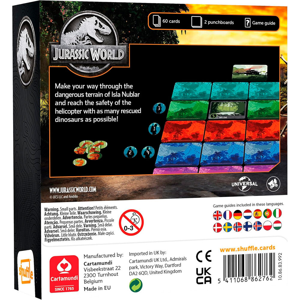 Shuffle Juego mesa Jurassic World (imagen 4 de 5)