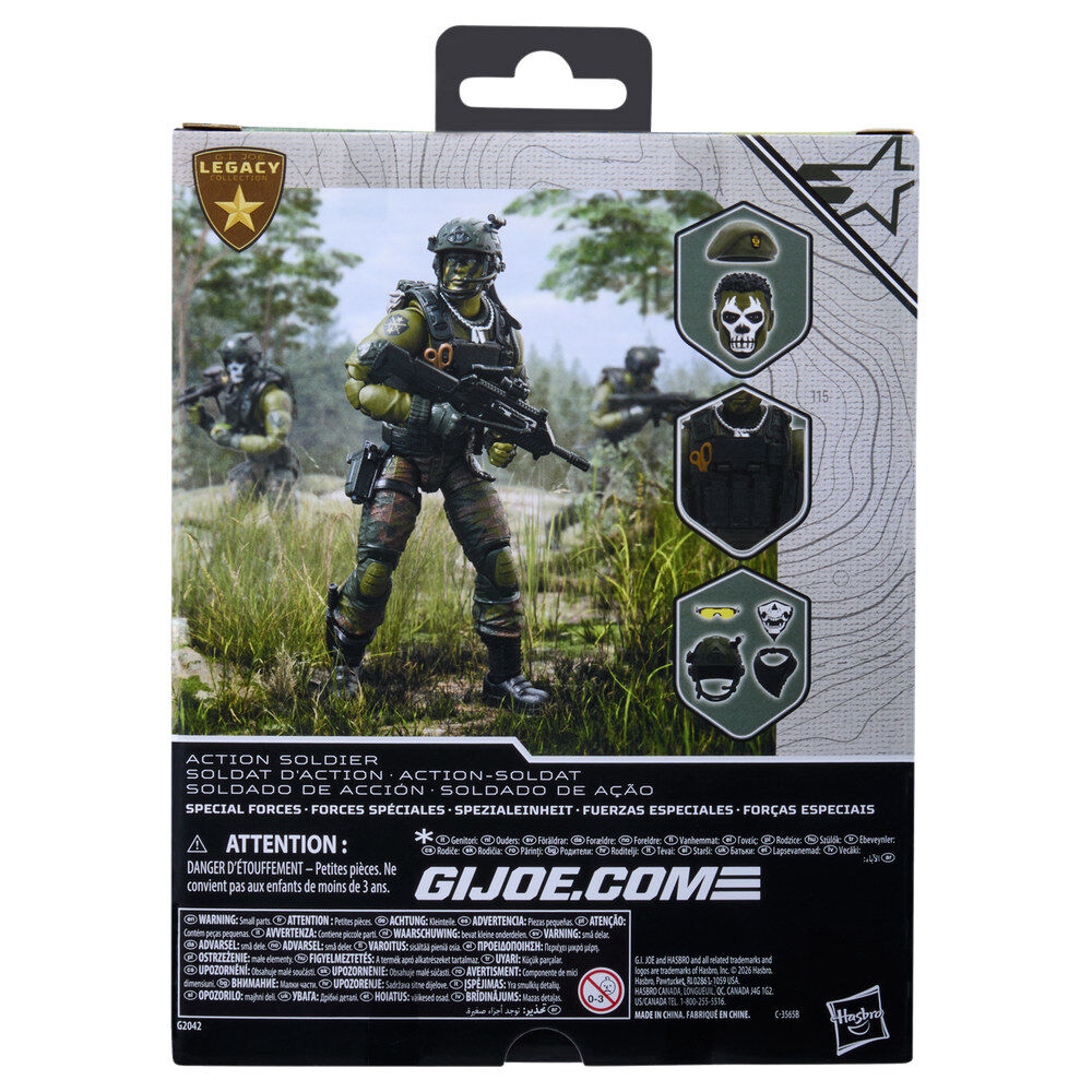 G.I. Joe Figura Soldado Legacy Collection Classified Series 15cm