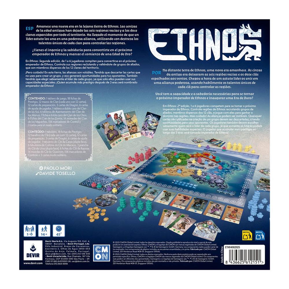 Devir Juego de mesa ethnos