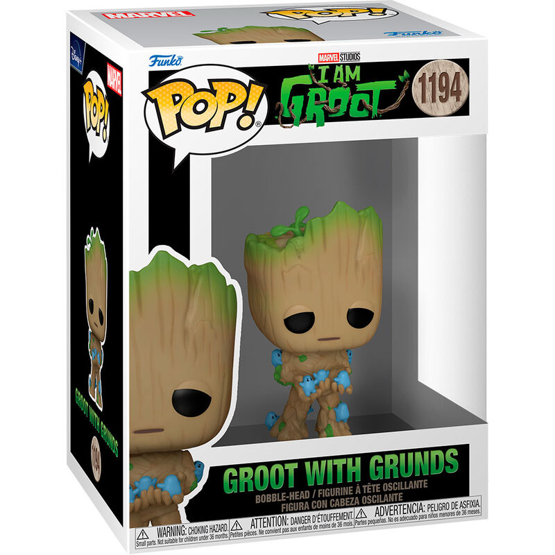 Marvel Figura POP I Am Groot - Groot with Grunds Funko