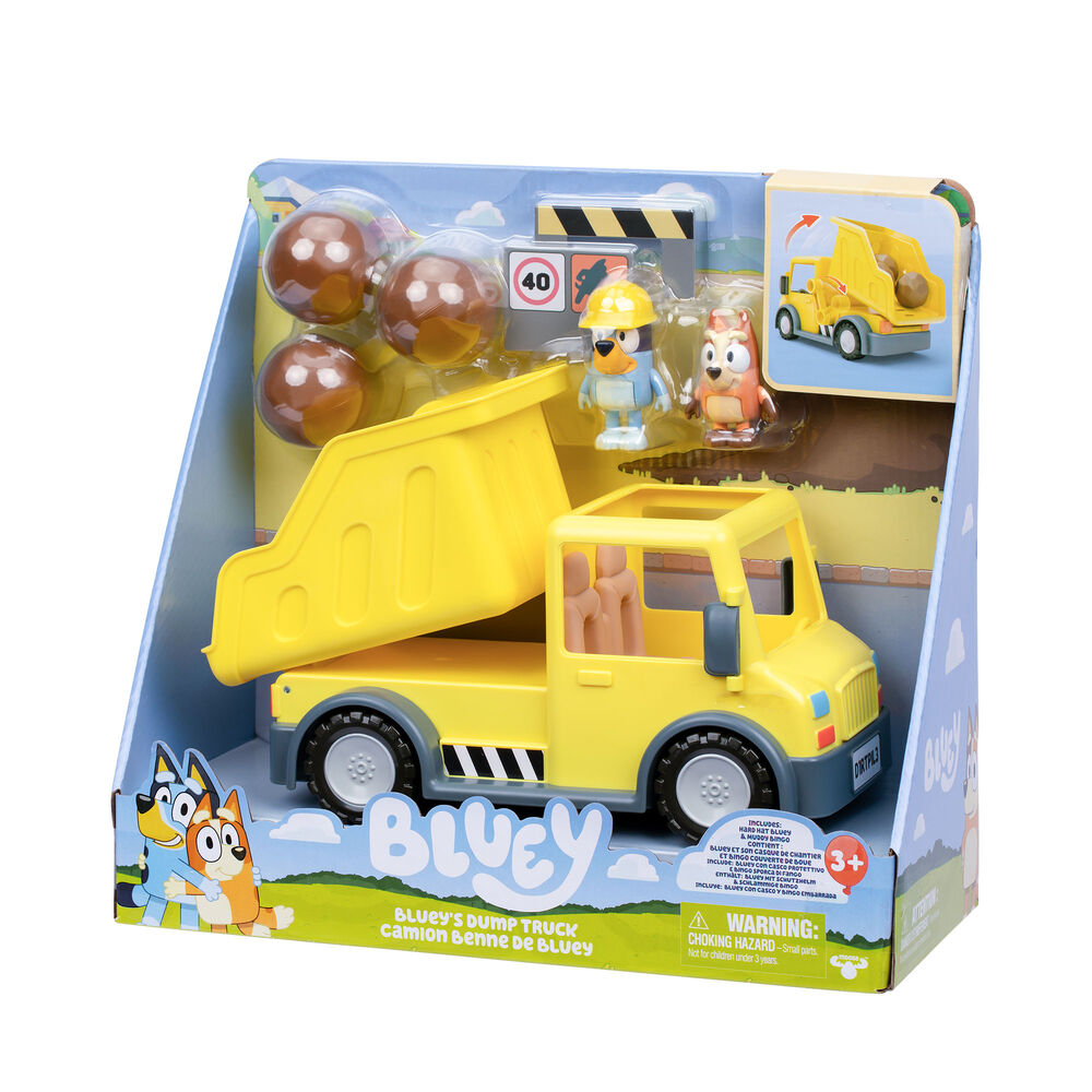 Famosa Camion Volquete + figuras Bluey (imagen 3 de 9)