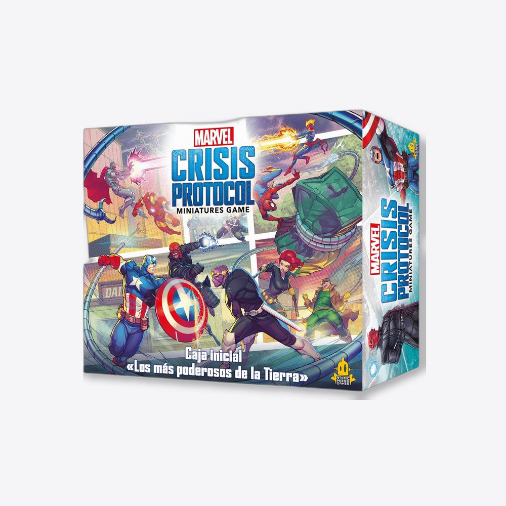 Asmodee Juego de mesa marvel crisis protocol caja inicial los mas poderosos de la tierra edad recomendada 14 (imagen 2 de 6)