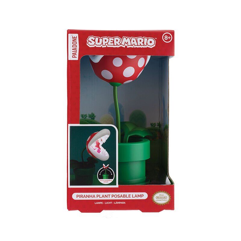 Super Mario Bros Lámpara Planta Piraña Nintendo
