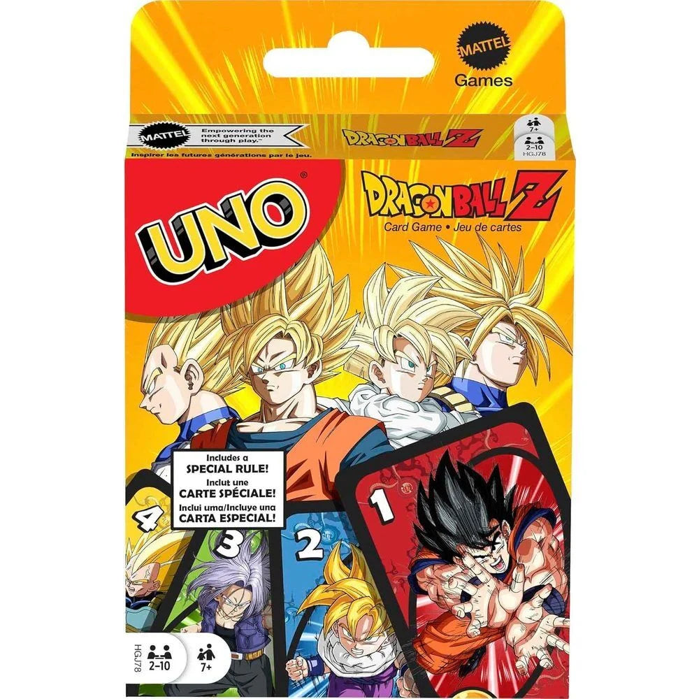 Goku vs Vegeta - Juego de Cartas UNO | Dragon Ball Z