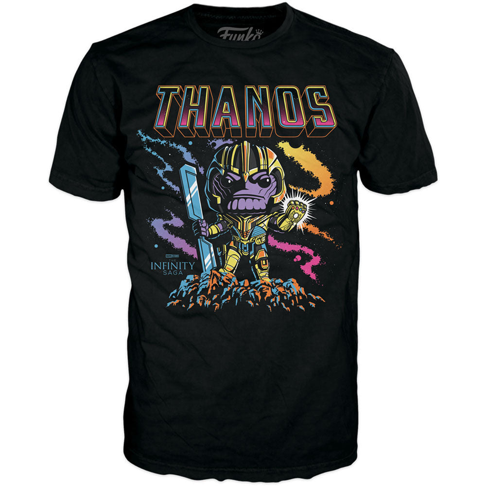 Funko Set figura POP & Tee Marvel Infinity Saga Thanos Exclusive (imagen 5 de 6)
