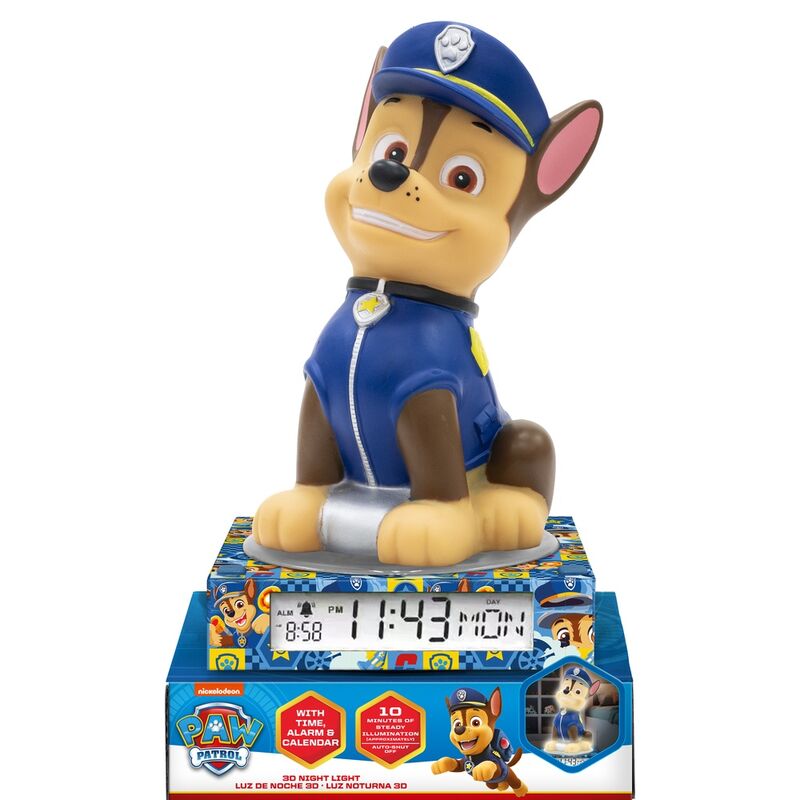 Kids Licensing Lampara 3D con despertador Patrulla Canina Paw Patrol (imagen 2 de 5)