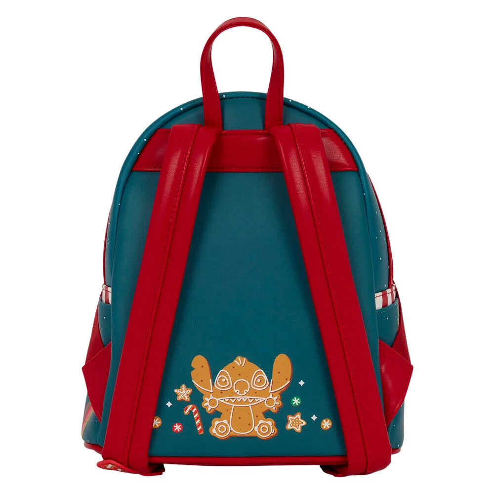 Mochila Lilo & Stitch Holiday Stitch Disney Loungefly 26cm (imagen 2 de 6)