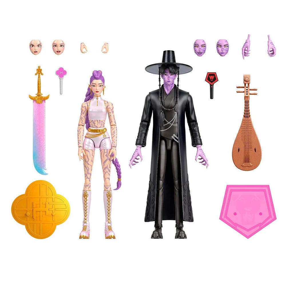 Mattel Blister 2 figuras Rumi y Jinu KPop Demon Hunters 15cm