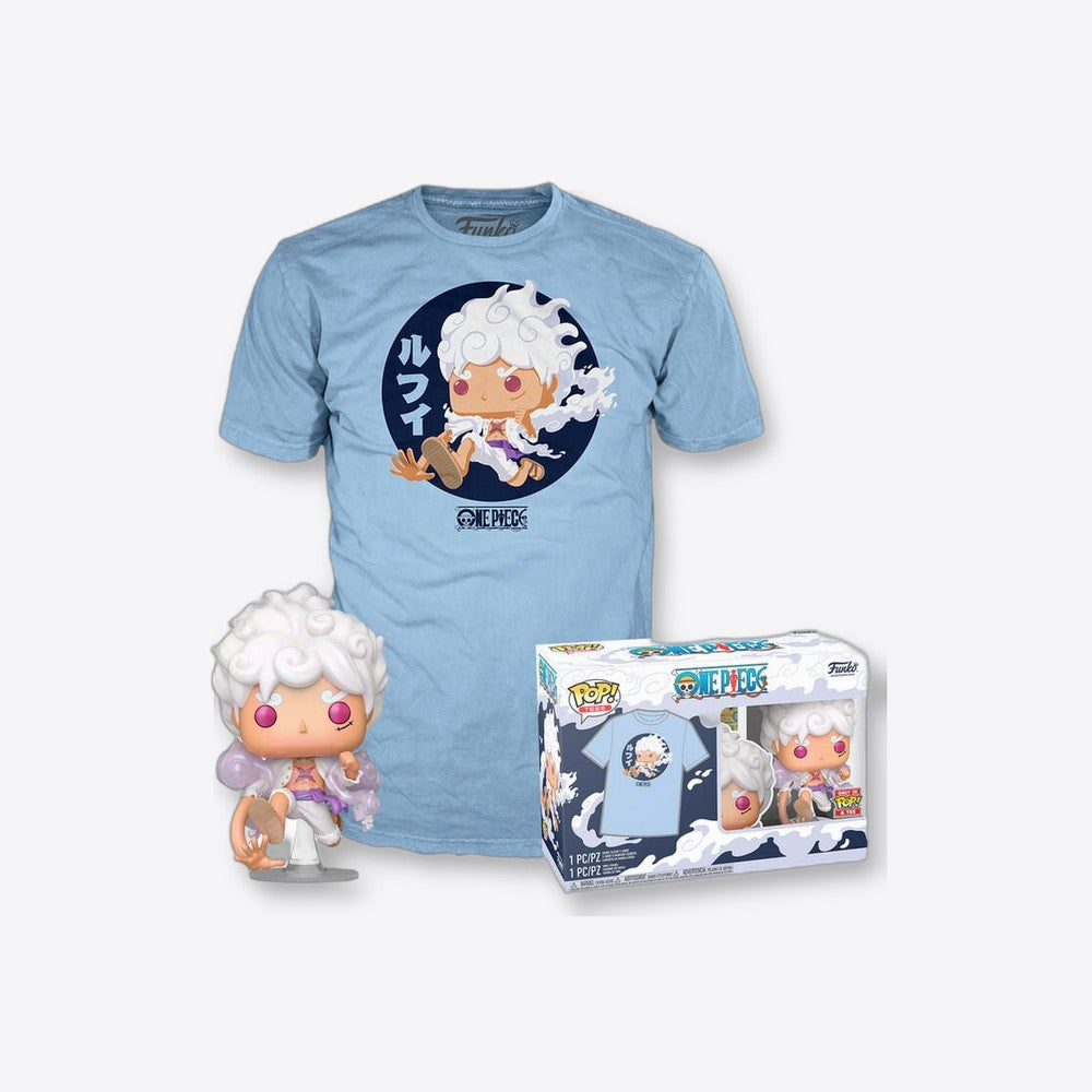 Funko Set figura POP & Tee One Piece Luffy Fifth Gear (imagen 2 de 6)