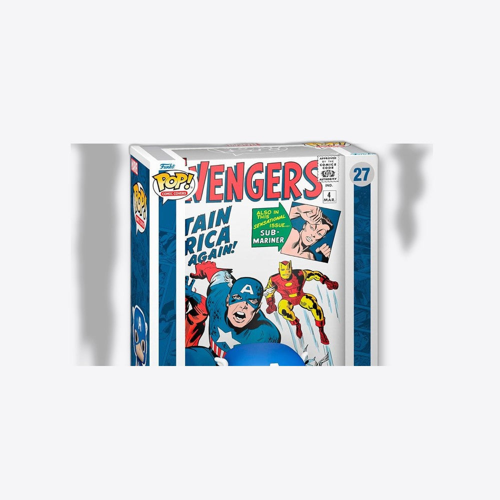 Funko Figura POP Comic Cover Marvel Avengers Capitan America (imagen 4 de 6)