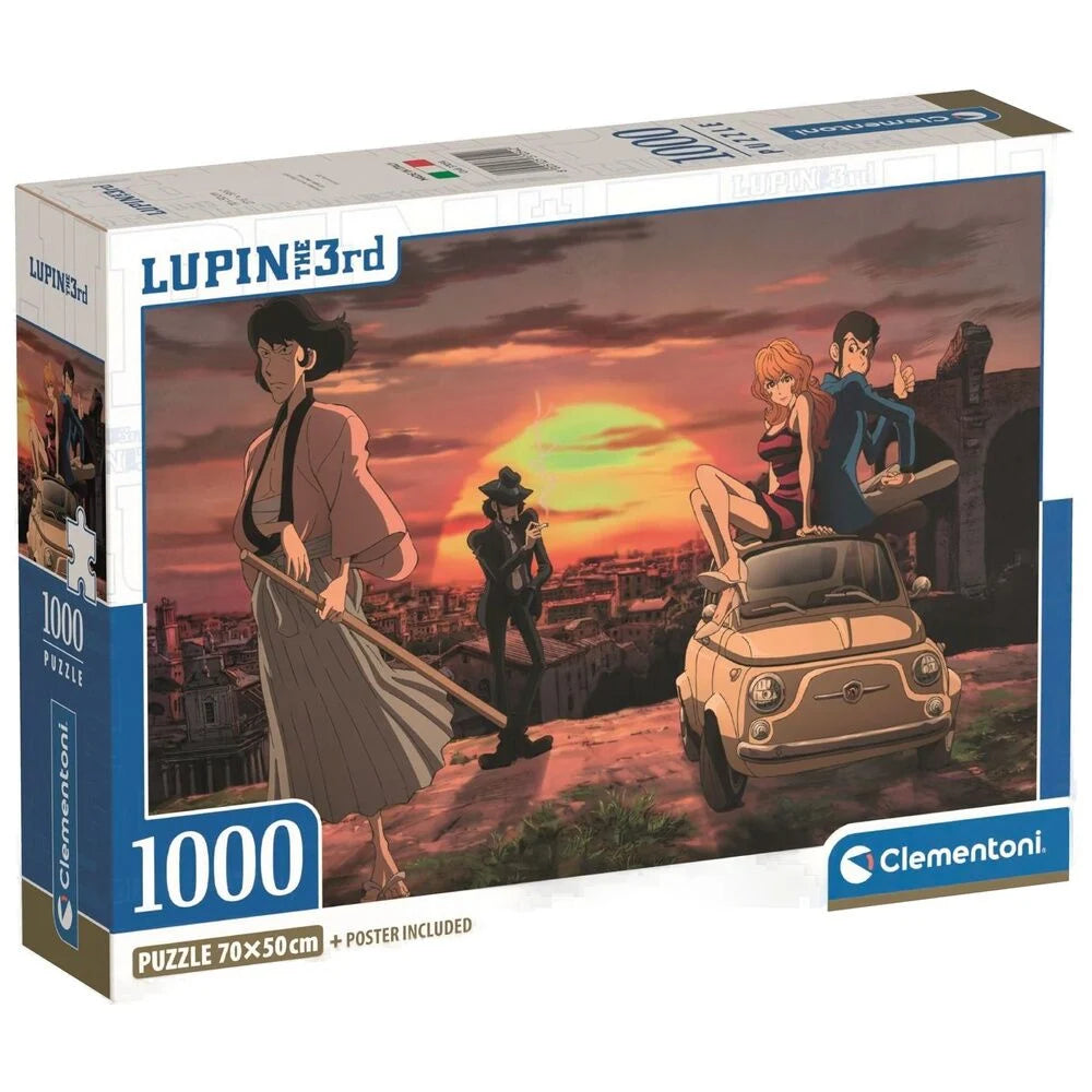 Lupin III Puzzle 1000 Piezas - El Ladrón Caballero