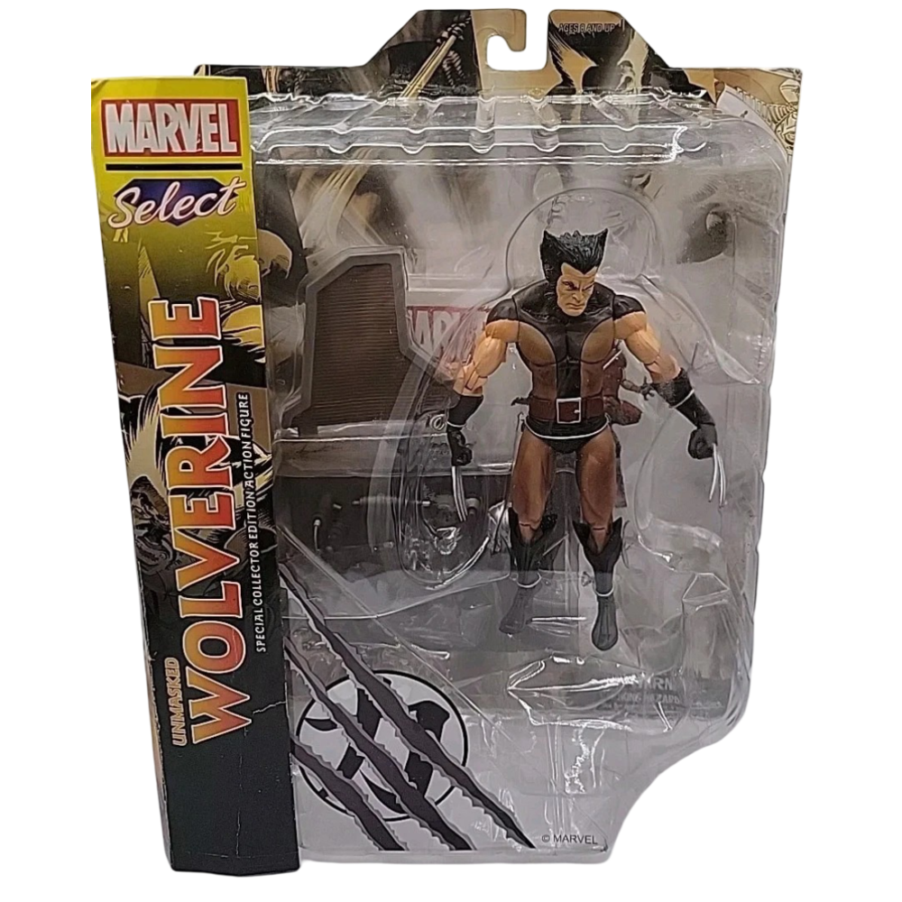 Diamond Select Figura Wolverine desenmascarado Marvel Select 18cm (imagen 3 de 3)