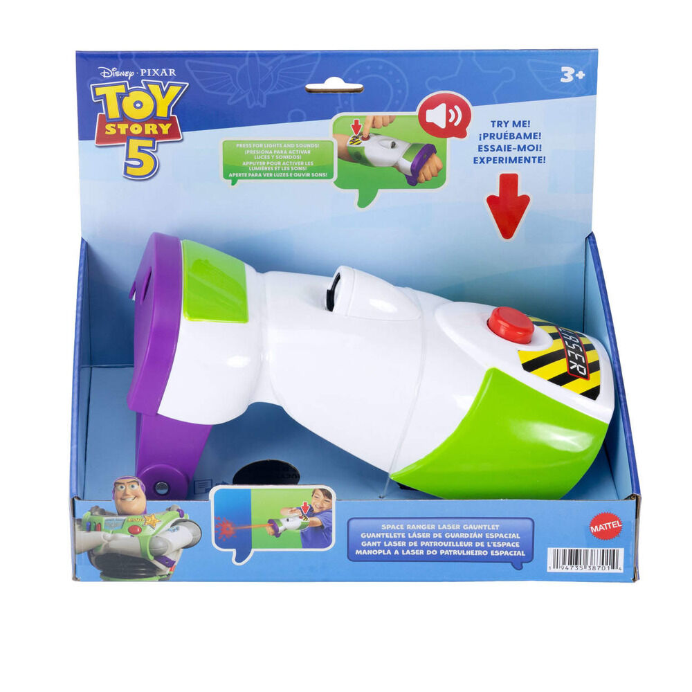Mattel Guantelete Laser Buzz Lightyear Toy Story 5 Disney Pixar (imagen 6 de 6)