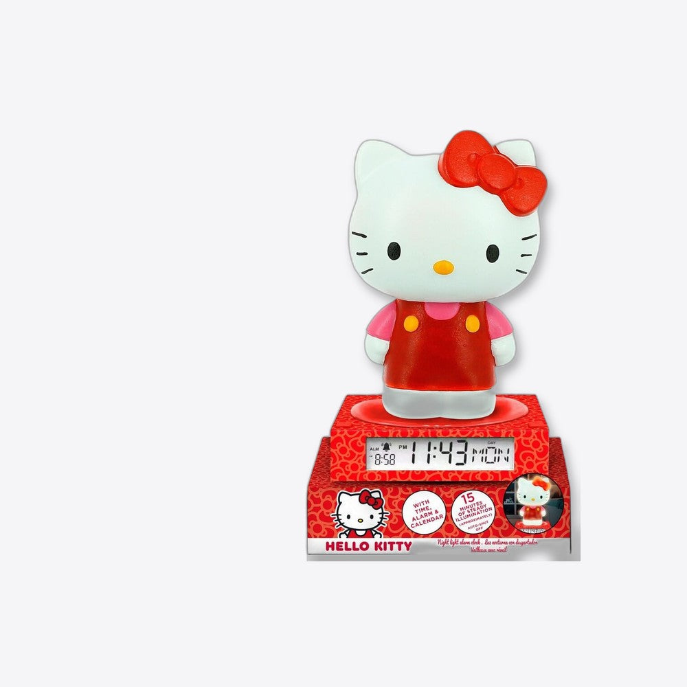 Kids Licensing Lampara 3D con despertador Hello Kitty and Friends (imagen 6 de 6)