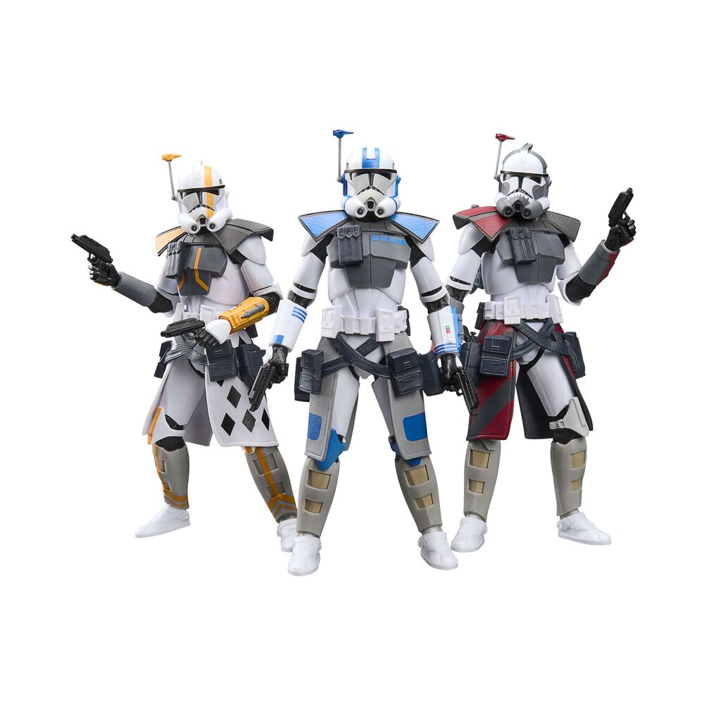 Hasbro Set 3 Figuras Star Wars The Clone Wars Star Wars The Black Series 15cm (imagen 5 de 10)