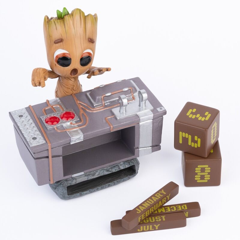 Erik Calendario Perpetuo 3D Groot Death Button Guardianes de la Galaxia Marvel (imagen 2 de 6)