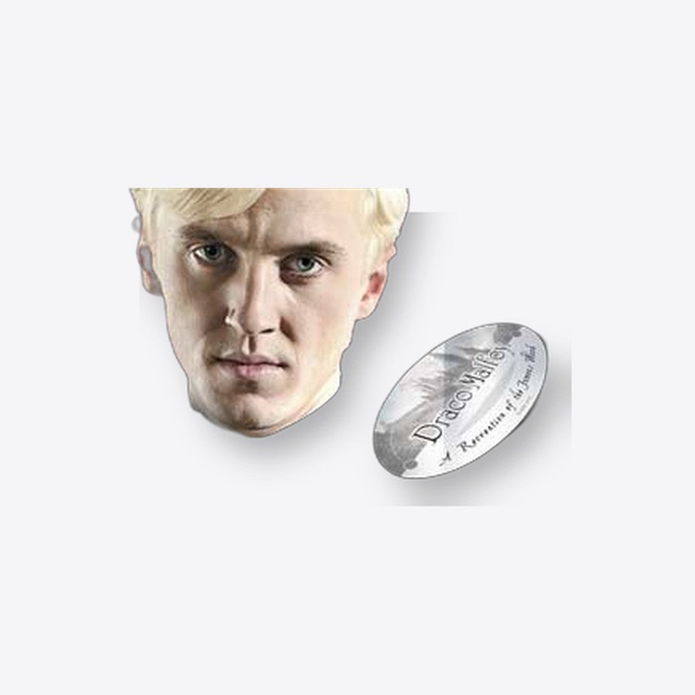 Replica the noble collection harry potter draco malfoy varita con caja y placa de identificacion (imagen 2 de 6)