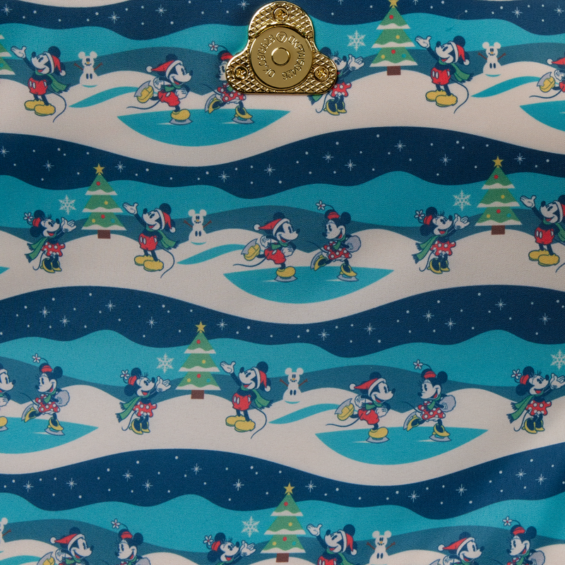 Bolso bandolera Mickey Holiday Disney Loungefly (imagen 4 de 5)