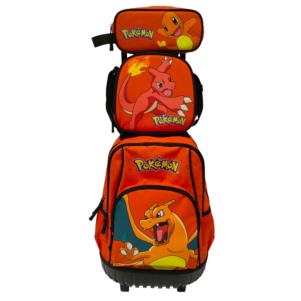 Cyp Brands Set Trolley + portatodo + bolsa portameriendas Pokemon
